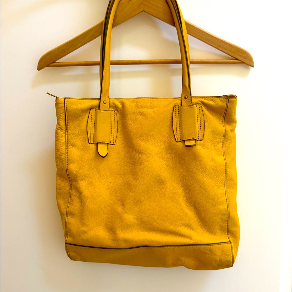 Lauren Ralph Lauren Yellow Tote Bag